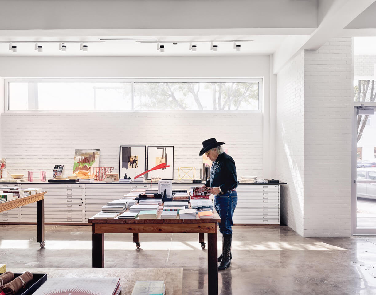 Cowboy at Lobby Bookstore by Casey Dunn